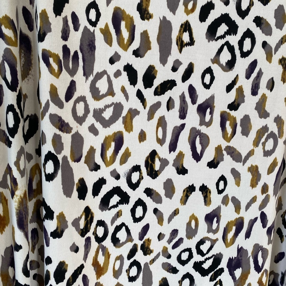 Attitudes by Renee Unstructured Stretchy Animal Print Maxi Dress - Size 3X - Picture 4 of 8